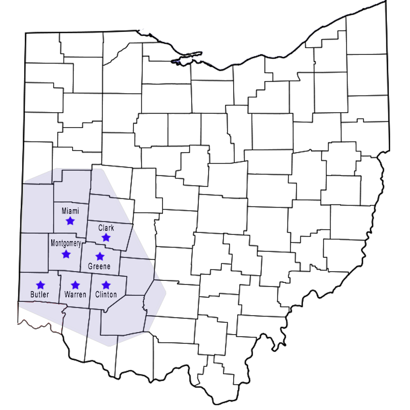 Murray Bail Bonds - Ohio Areas We Serve