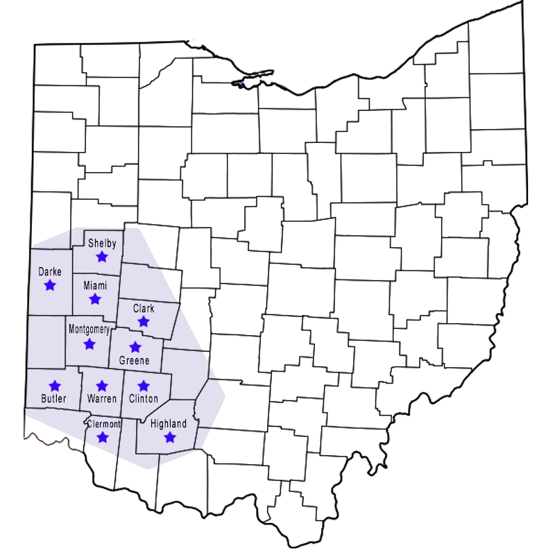 Murray Bail Bonds - Ohio Areas We Serve